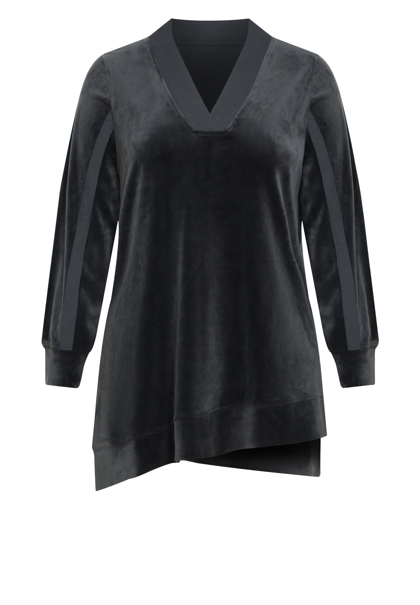 Velour Panel Top, SLATE, alternate image number 3