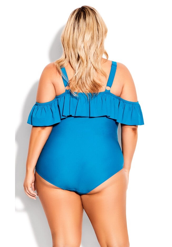 Ruffle 1 Piece, TEAL, on-hover image number null