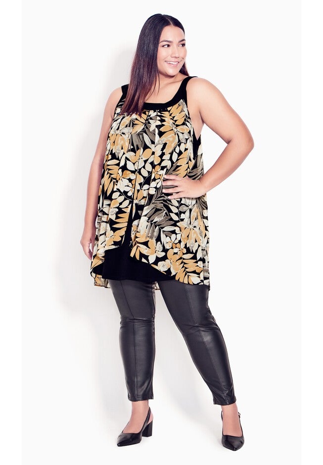 Exotic Overlay Tunic, IVORY TROPICS, on-hover image number 1