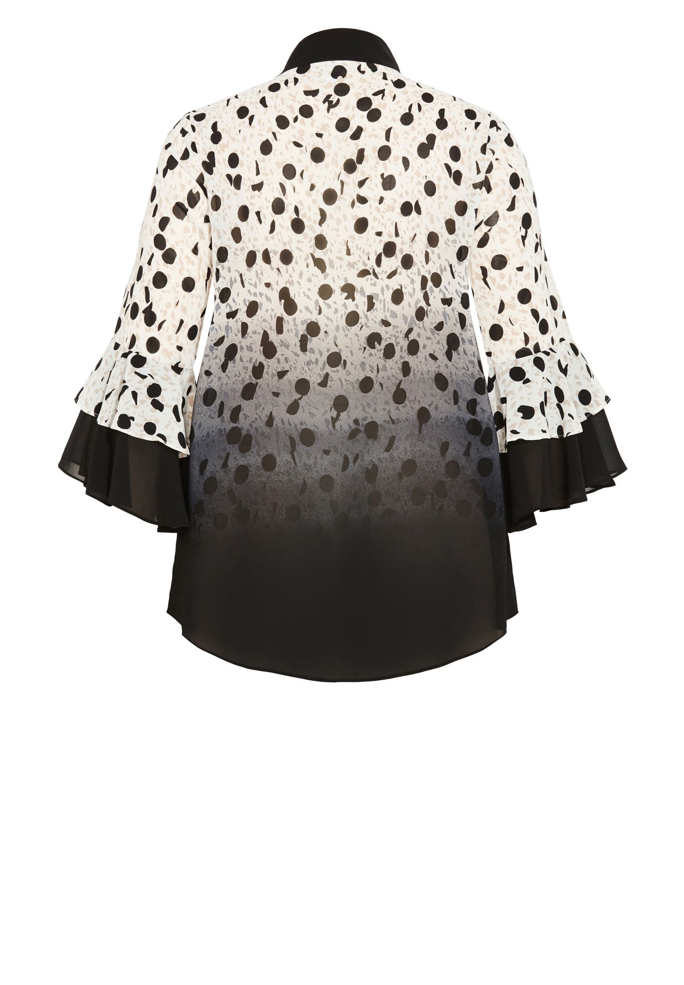 Cassie Frill Shirt, WHITE NOISE, alternate image number 4