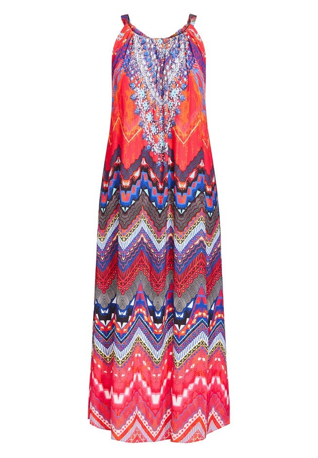 Beauty Halter Maxi Dress, TOMORROW'S TRIBE, alternate image number null