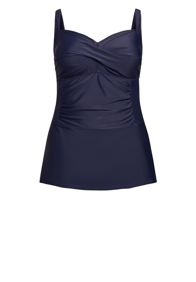 Twist Skirt 1 Piece, NAVY, alternate image number null