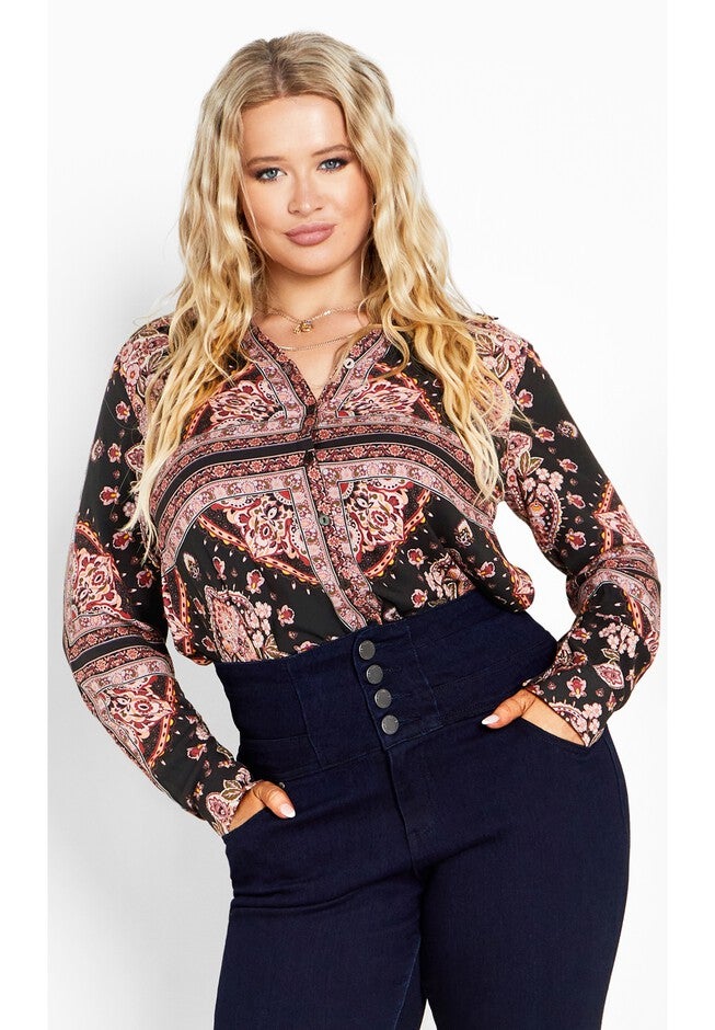 Kendall Placement Shirt, FALL FOR ME, hi-res image number null