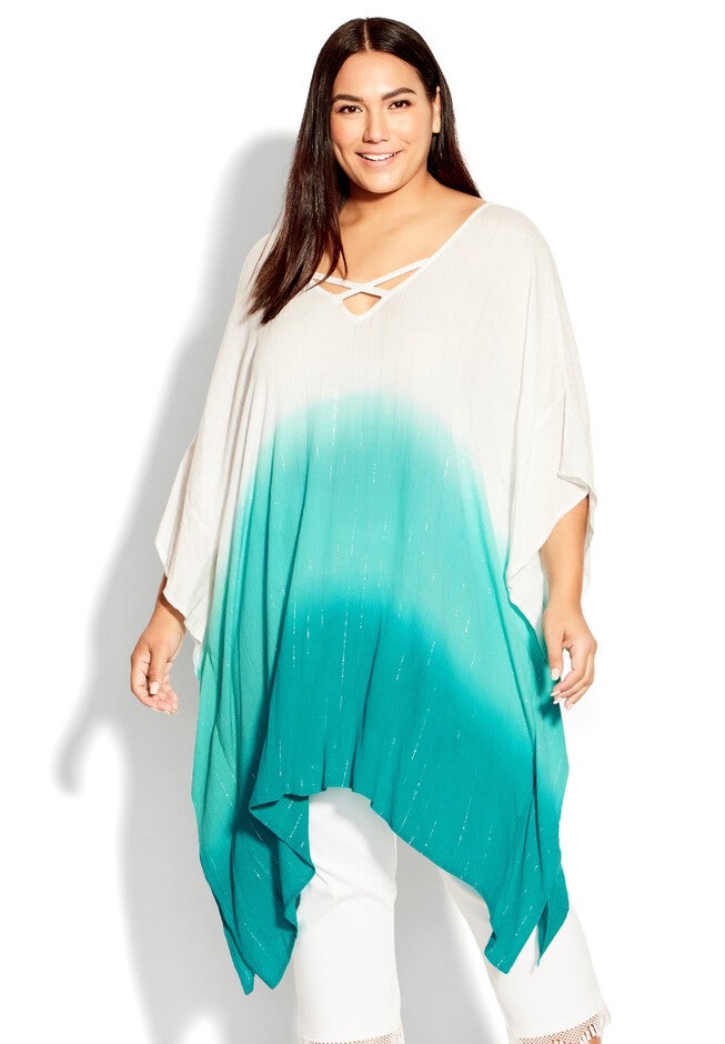 Ombre Escape Kaftan, SEA OMBRE, hi-res image number null