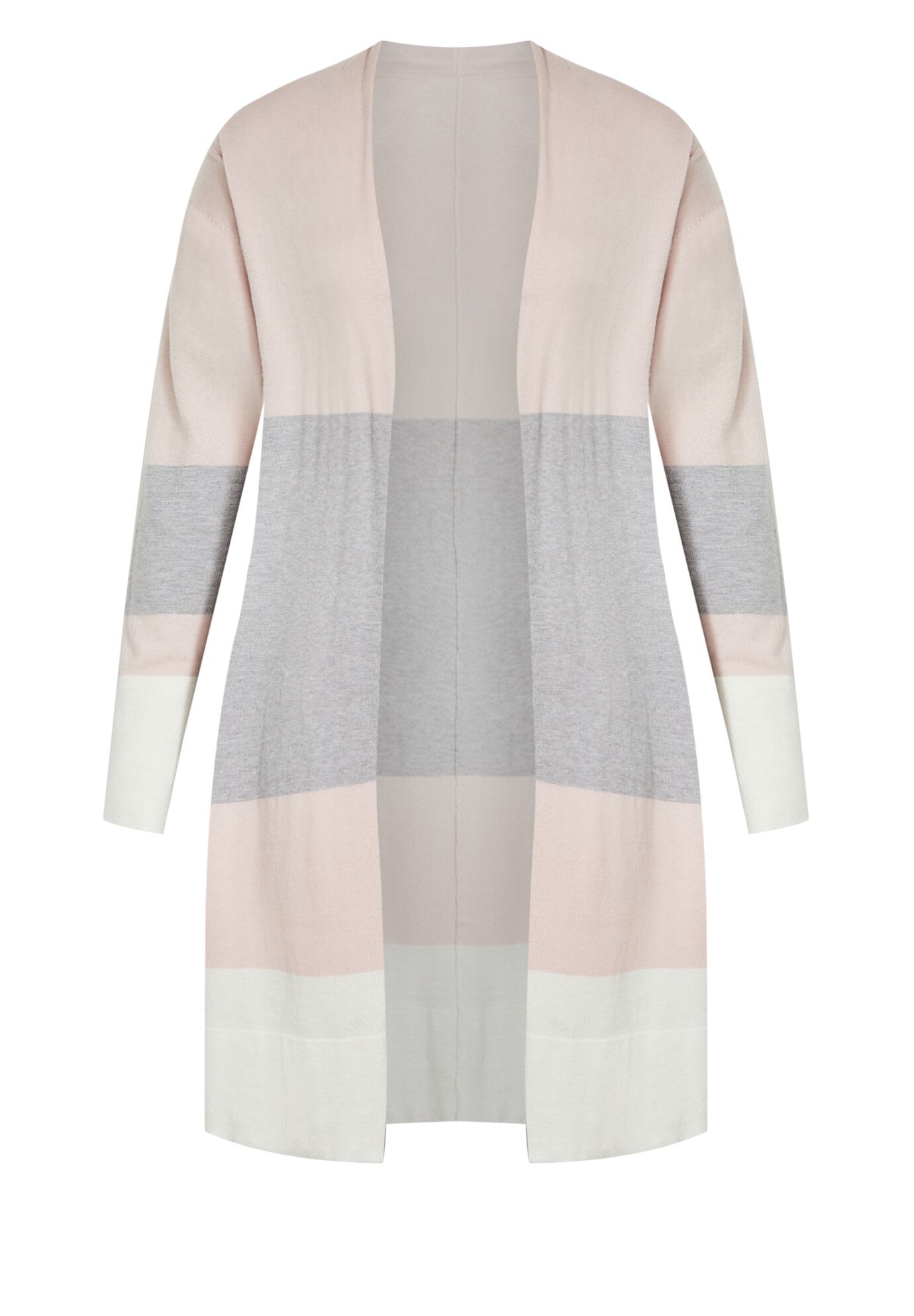 Keelyn Colorblock Cardigan, BLUSH, alternate image number 2