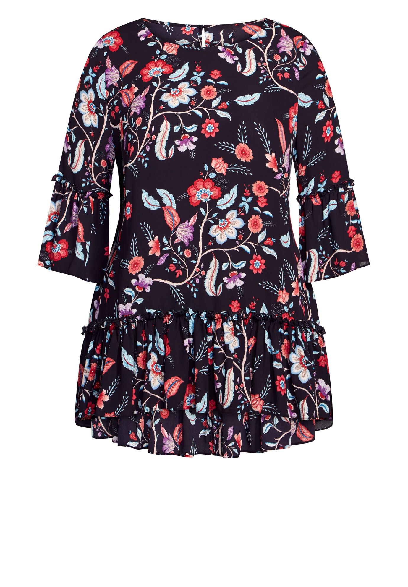 Estella Print Top, ENCHANTED FLORAL, alternate image number 5