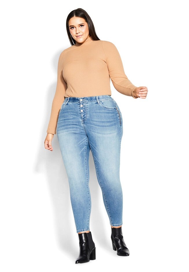 Serendipity Zip Jean, INDIGO, on-hover image number null