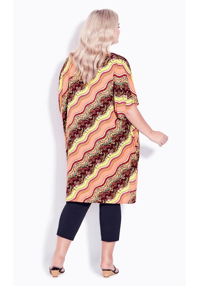 Evie Hi Lo Top, PAISLEY WAVE, alternate image number 4