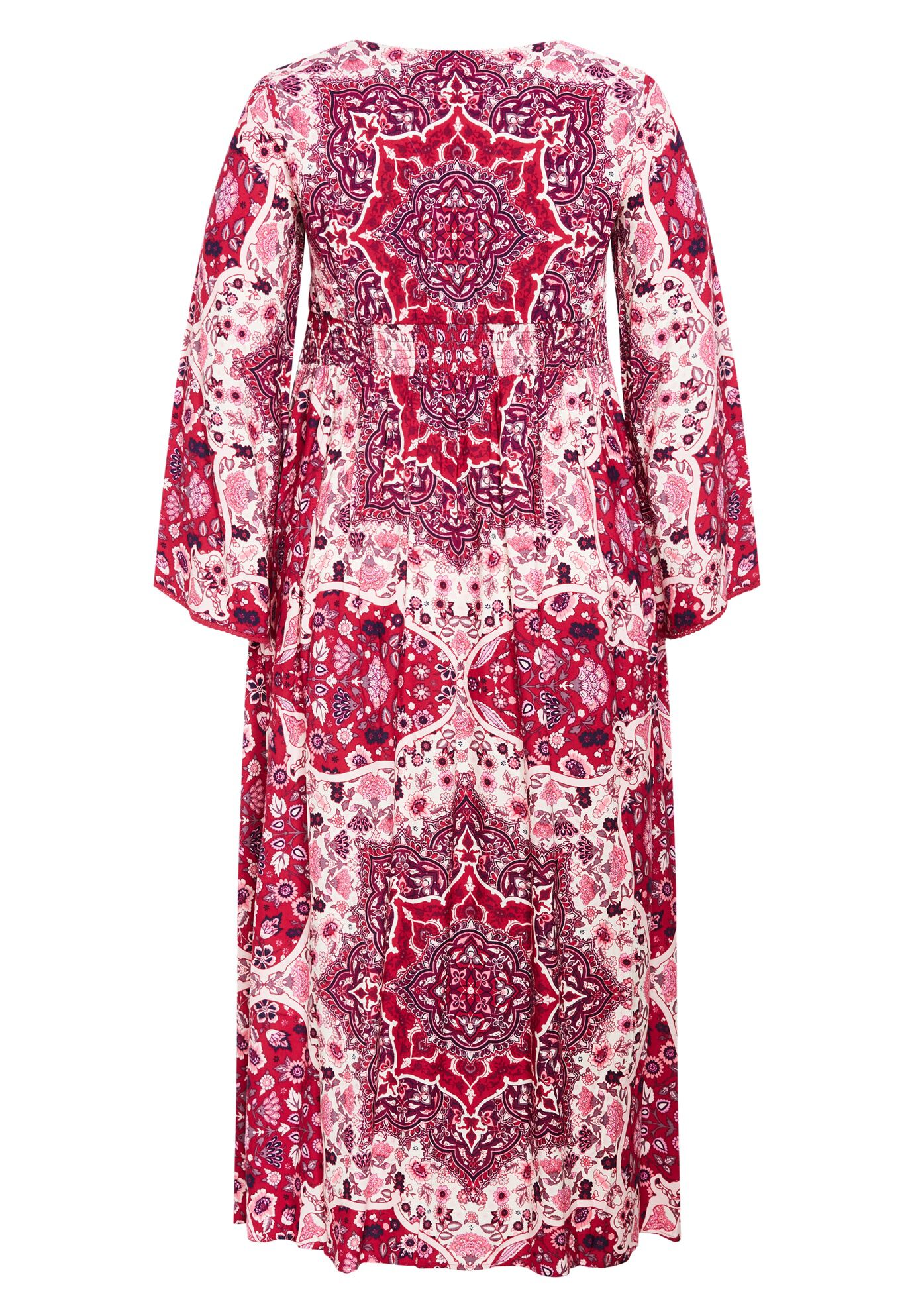 Skylar Maxi Dress, MAGENTA KALEIDOSCOPE, alternate image number 4