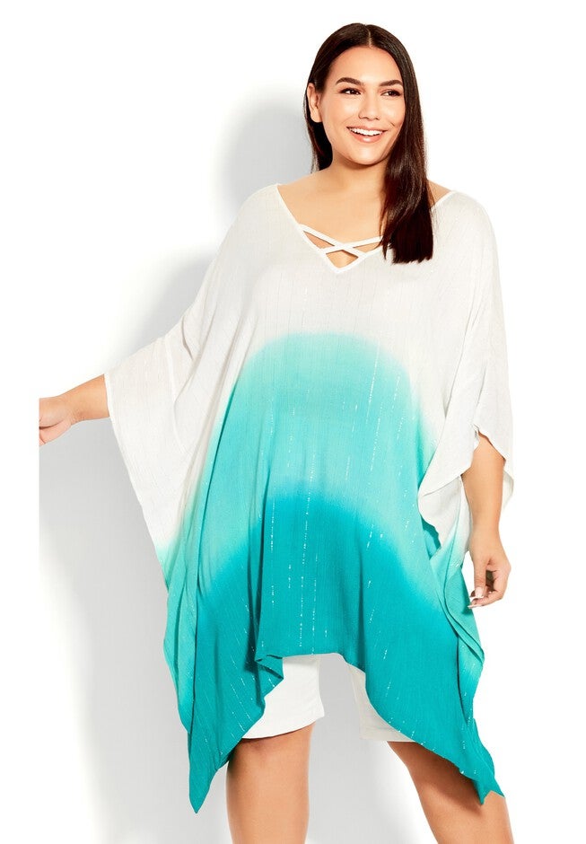 Ombre Escape Kaftan, SEA OMBRE, alternate image number null
