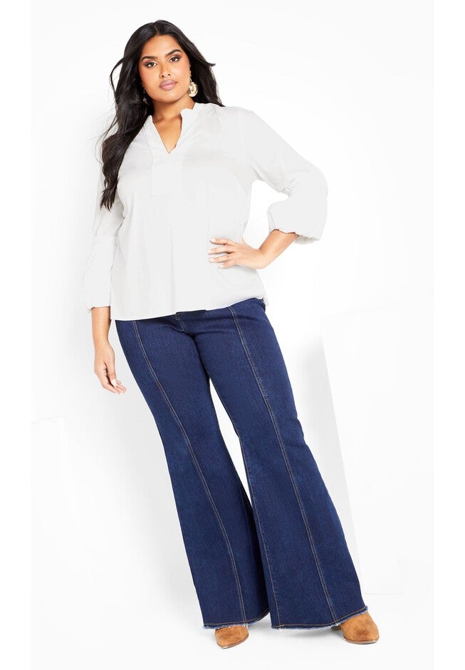 Eliza Blouse, WHITE, alternate image number null