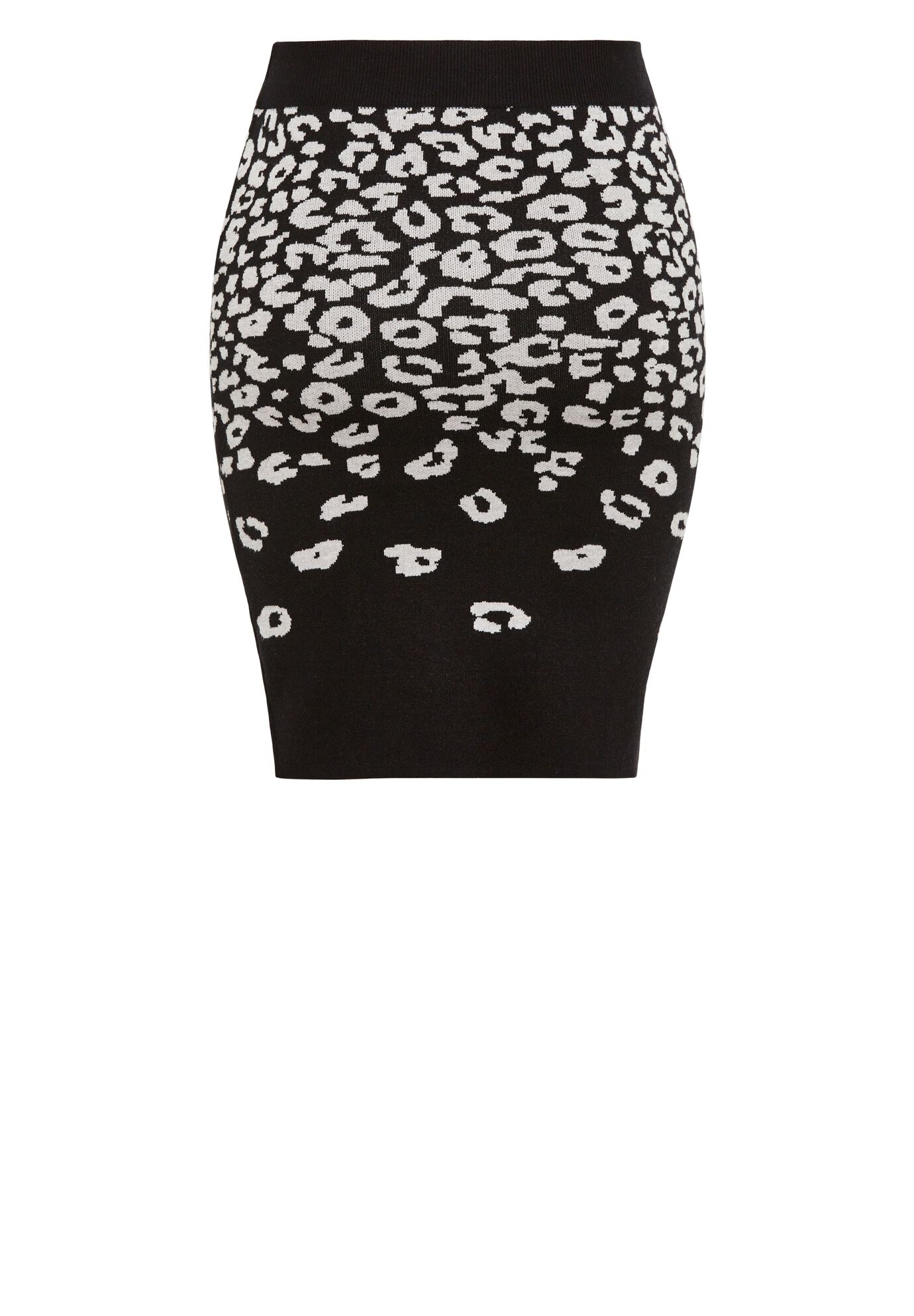 Sally Jacquard Skirt, BLACK GREY, alternate image number 4