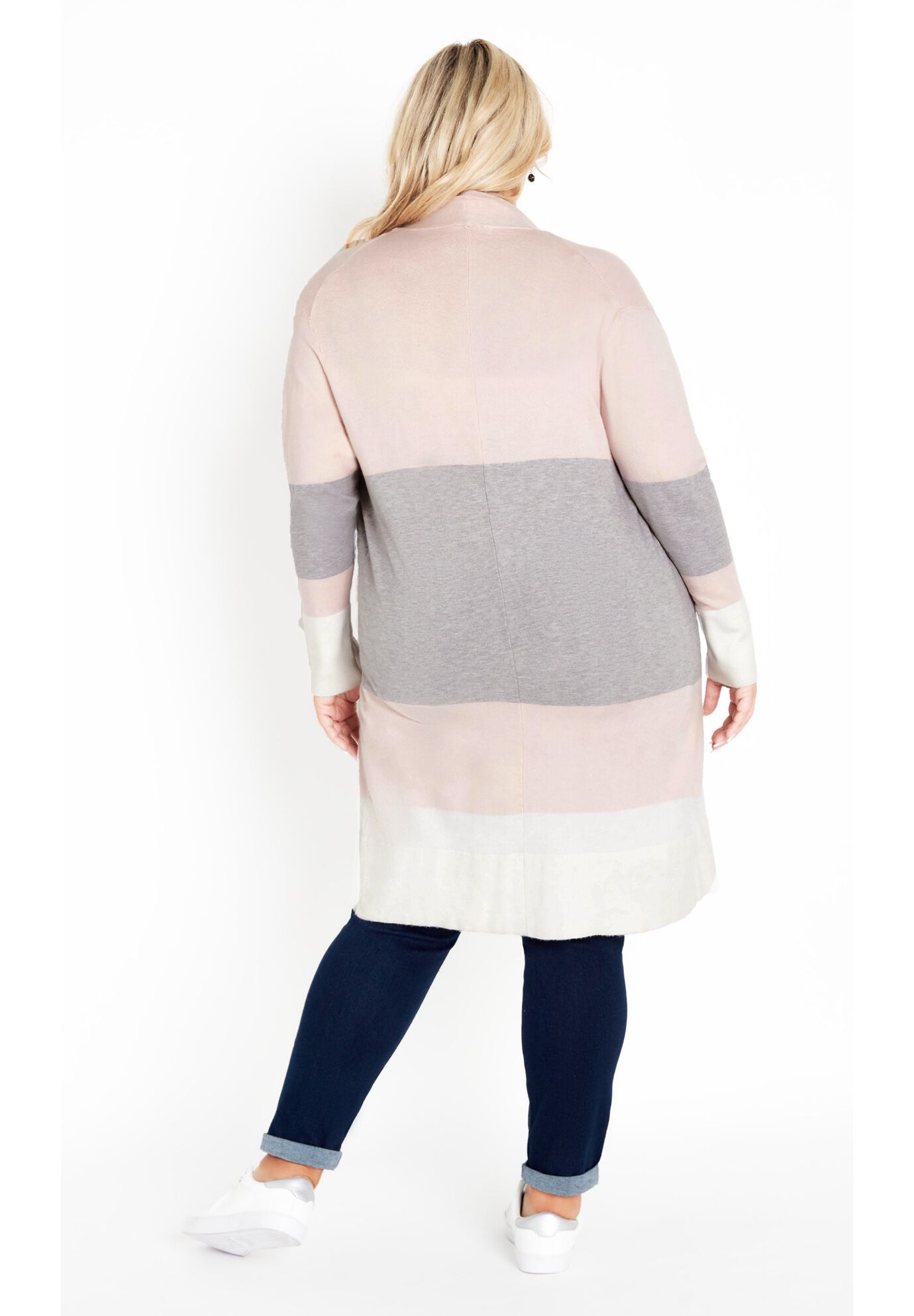 Keelyn Colorblock Cardigan, BLUSH, on-hover image number 1