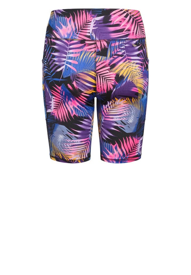 Print Bike Short, PALM CORAL, alternate image number null