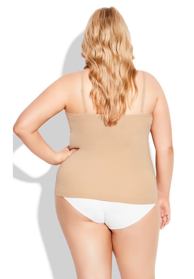 Strappy Seamless Cami, NATURAL, on-hover image number null