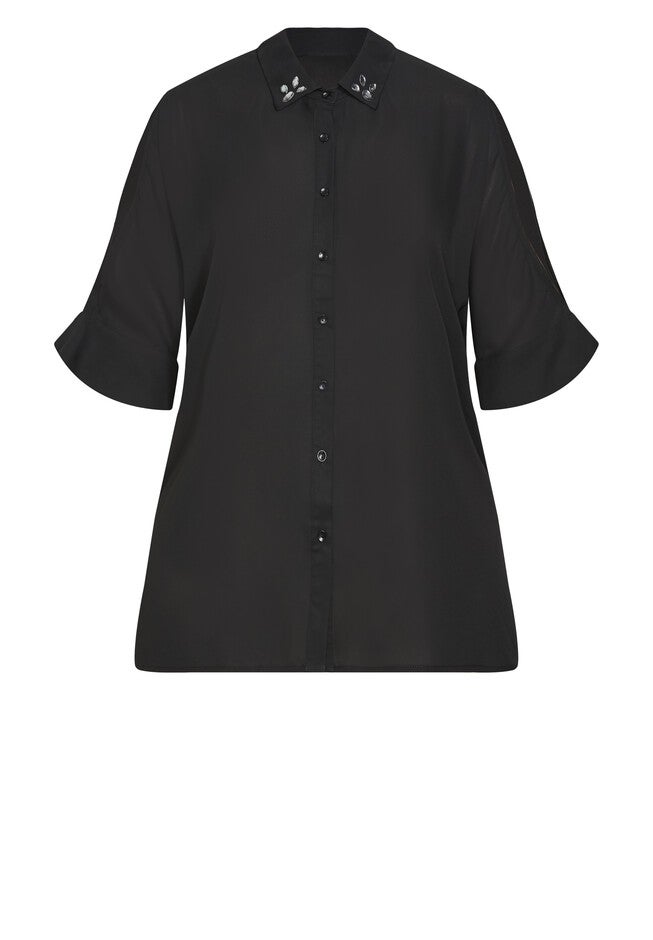 Presley Shirt, BLACK, alternate image number null