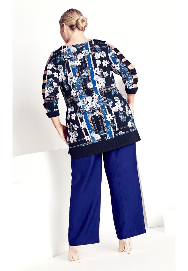 Alanah Top, NAVY PLACEMENT, alternate image number 2