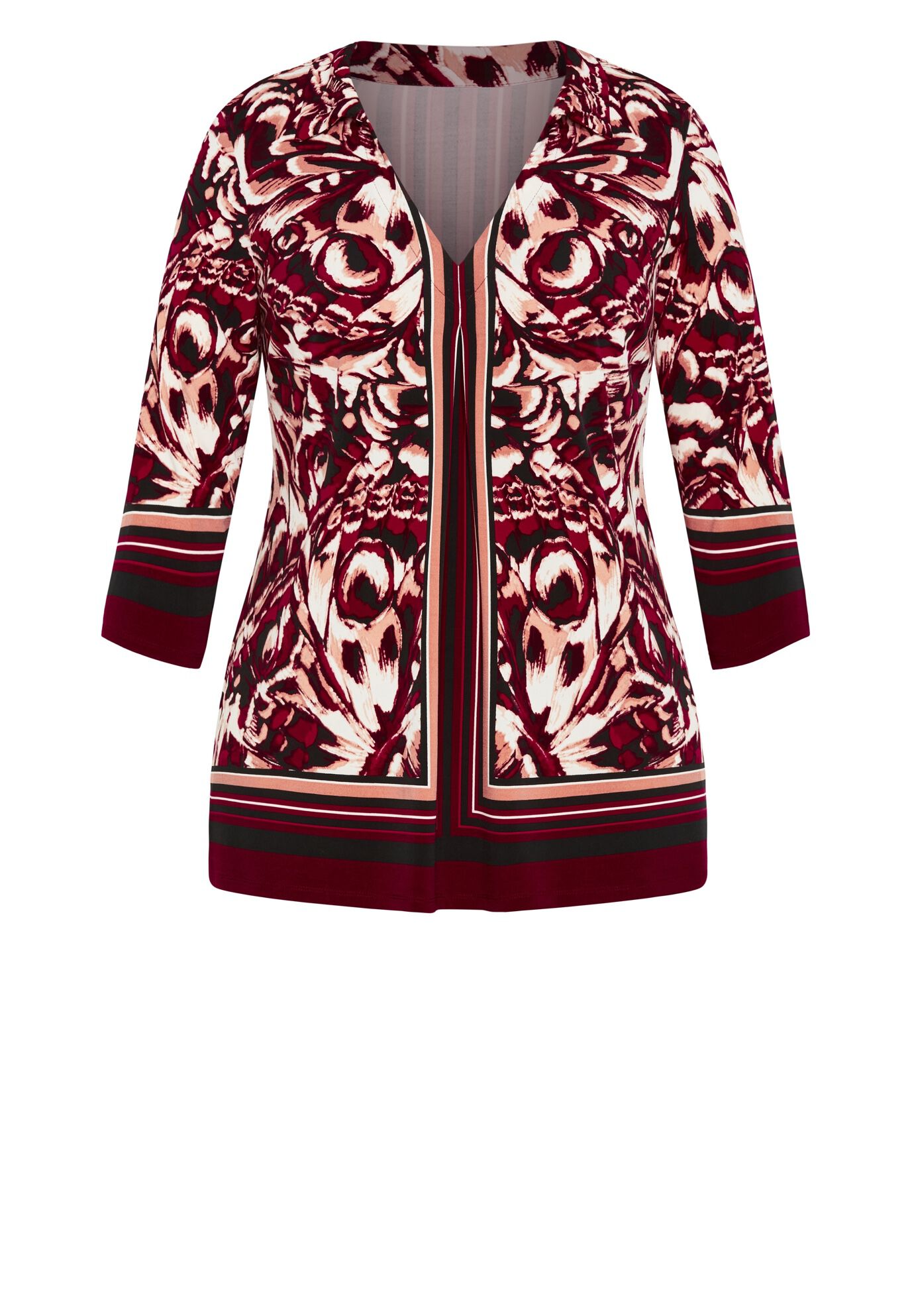 Marni Placement Top, BLACK PLACEMENT, alternate image number 2