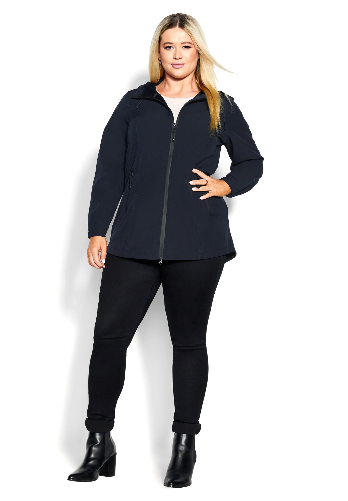 Weatherproof Outdoor Jacket, NAVY, alternate image number 4