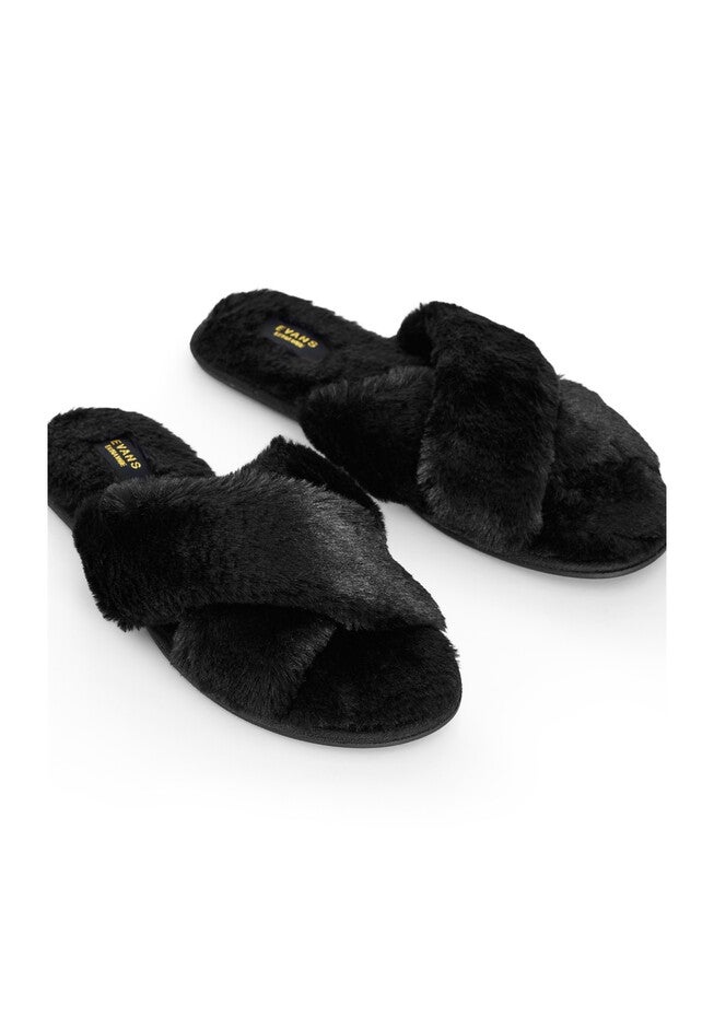 Jojo Cross Slipper, BLACK, alternate image number null