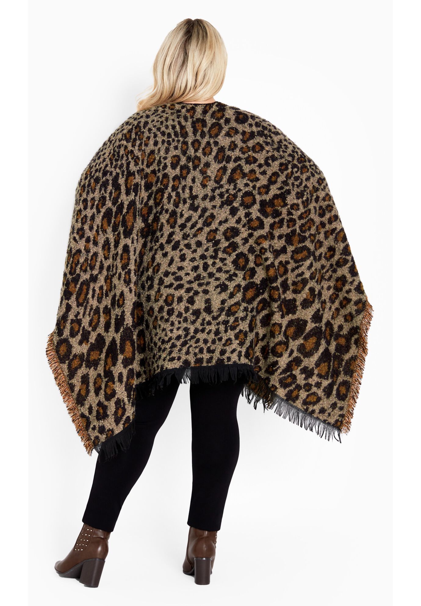 Isabella Poncho Cape, ANIMAL, on-hover image number 1