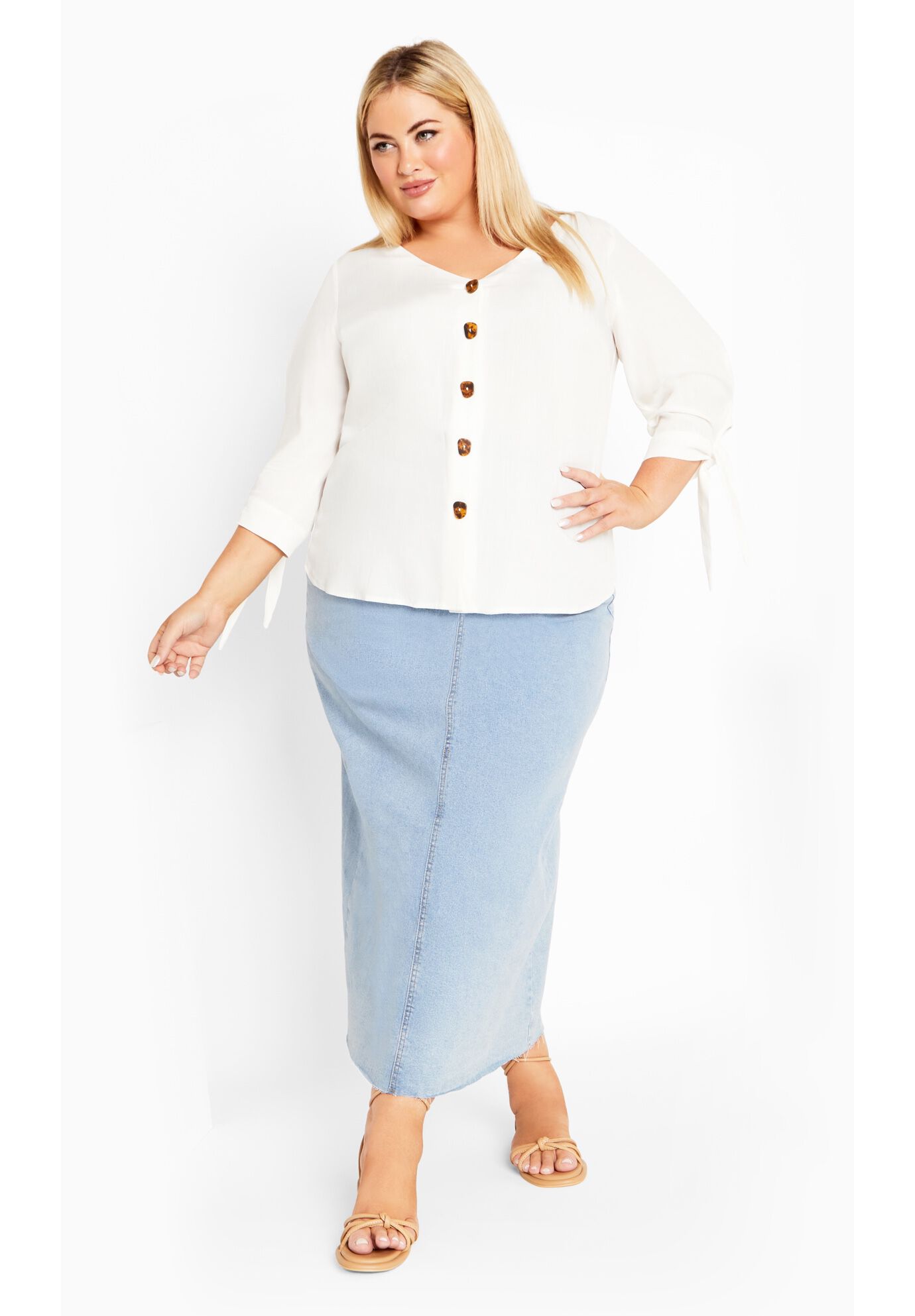 Eliza Shirt, IVORY, alternate image number 2