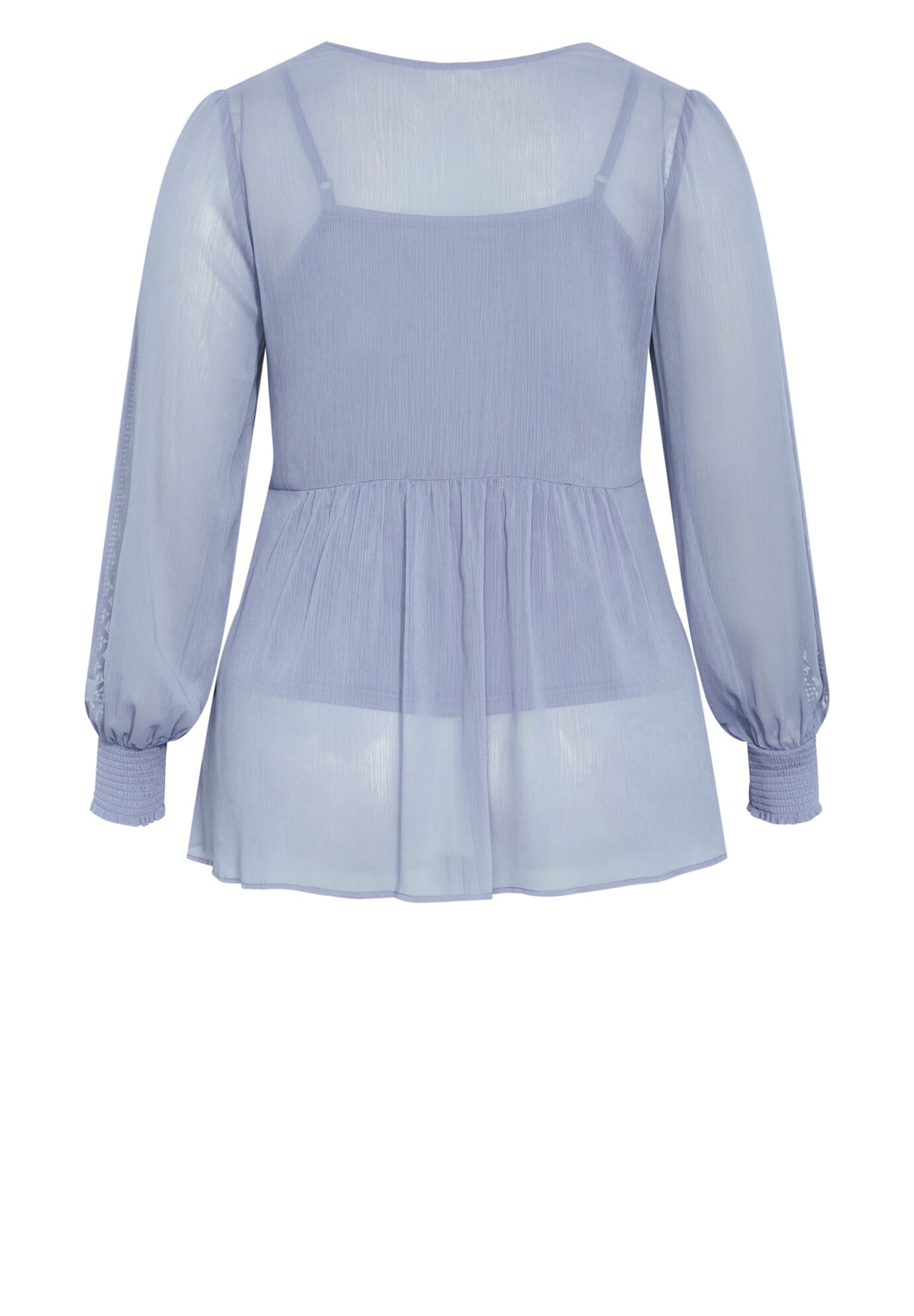 Hailey Print Top, COUNTRY BLUE, alternate image number 4
