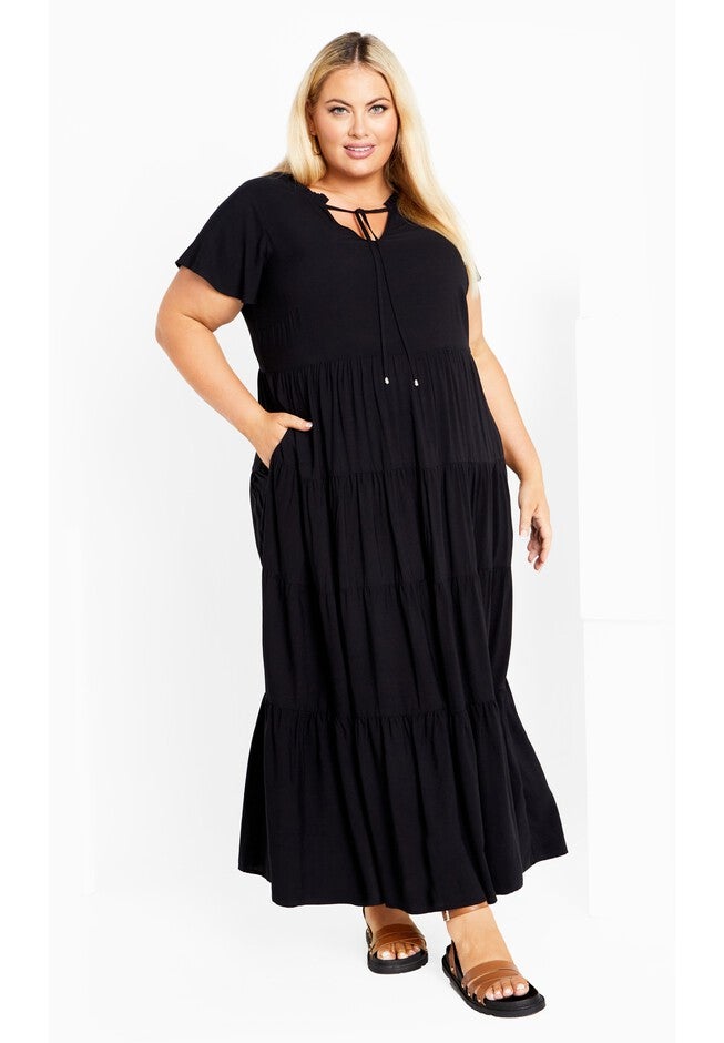 Lani Dress, BLACK, alternate image number null
