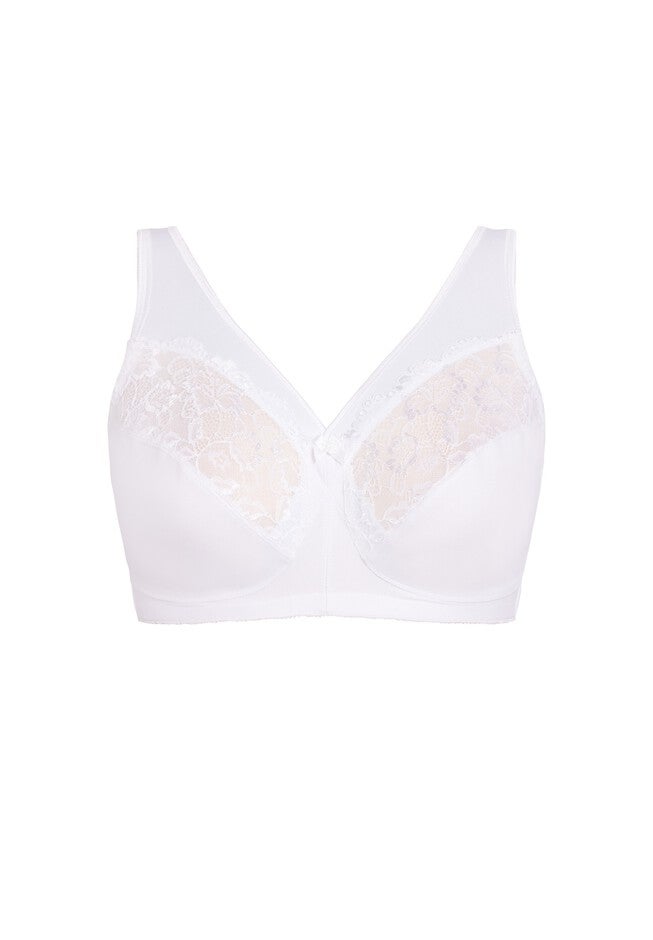 Wire Free Uplift Bra, WHITE, alternate image number null