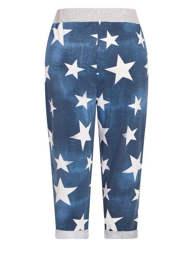 Jenny Knit Crop Pant, INDIGO STAR, alternate image number 3