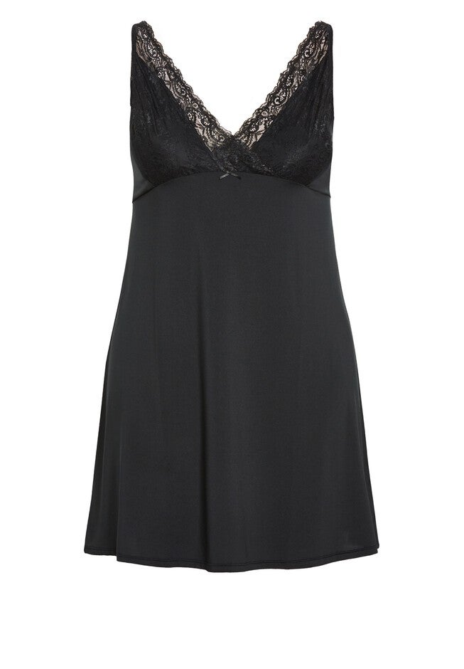 Sexy Lace Chemise, BLACK, alternate image number null