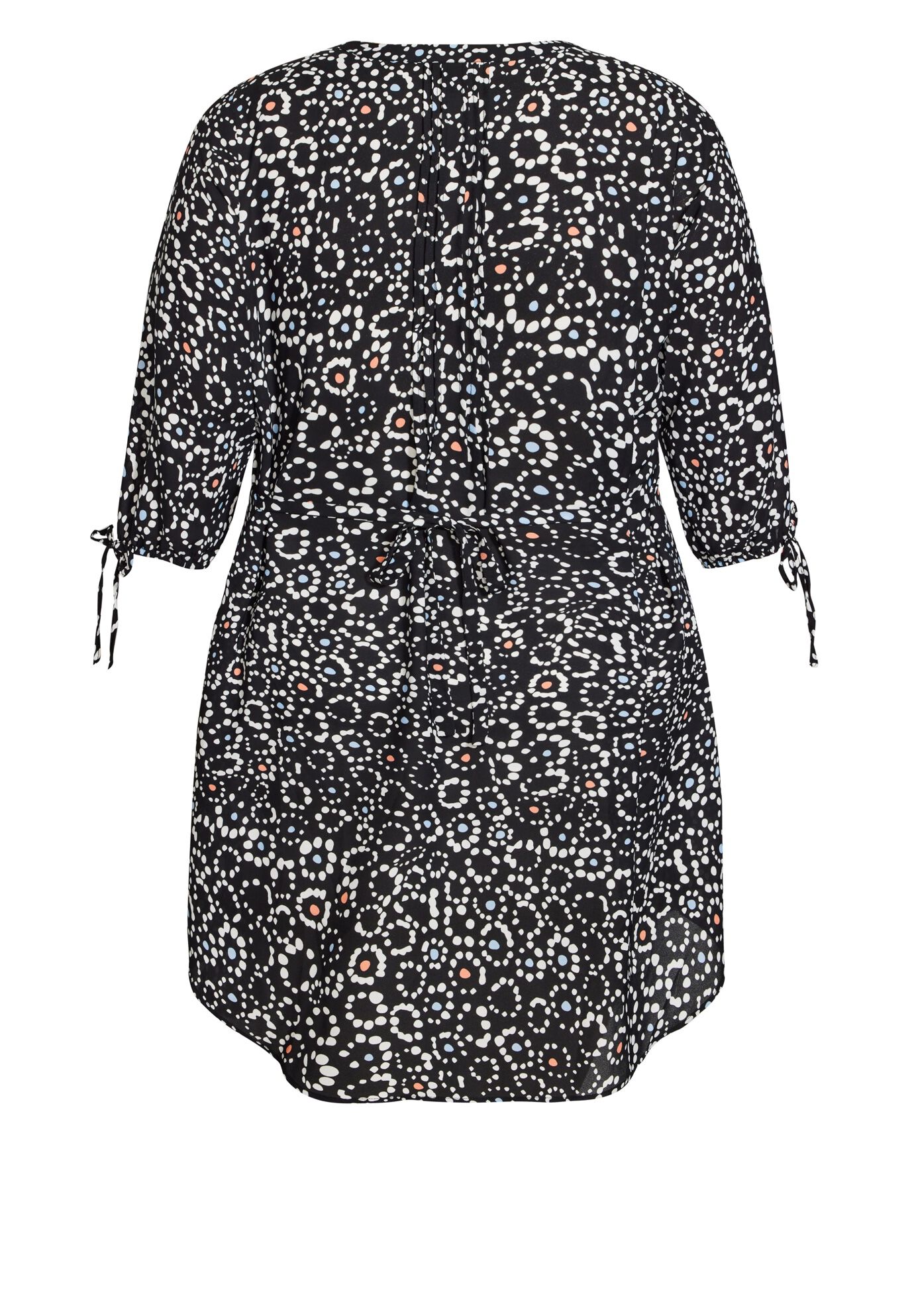 Woven Pr Shirt Dress, QUANT MONO, alternate image number 2