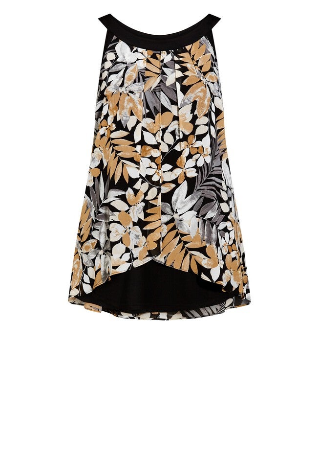 Exotic Overlay Tunic, IVORY TROPICS, alternate image number 4