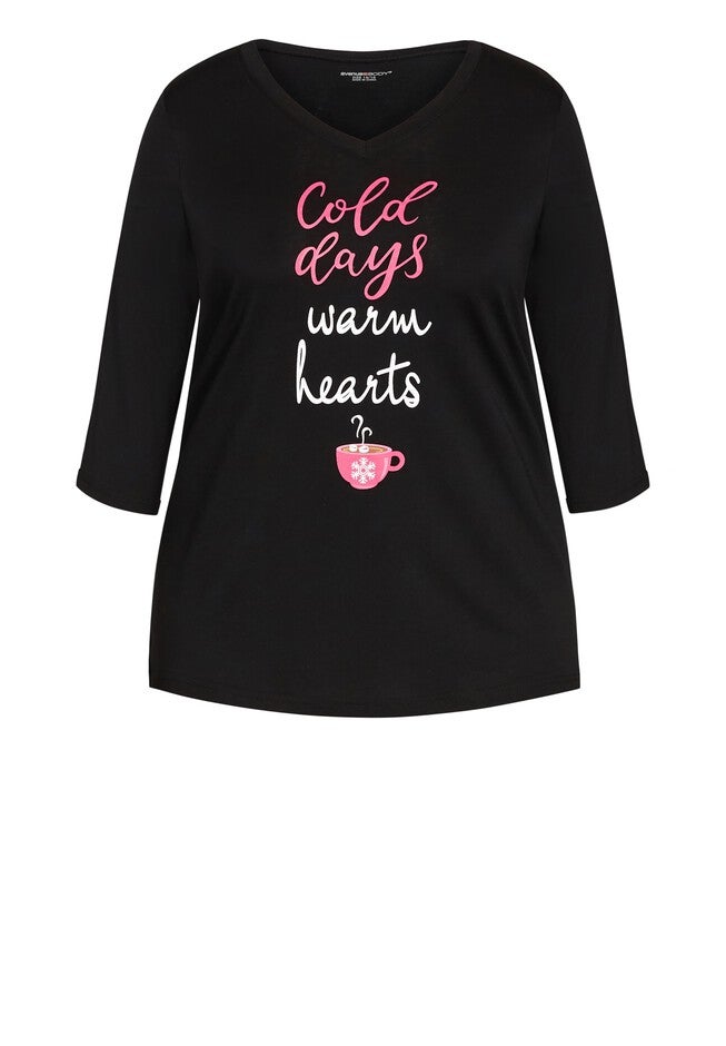 Cold Days Top, BLACK, alternate image number 2