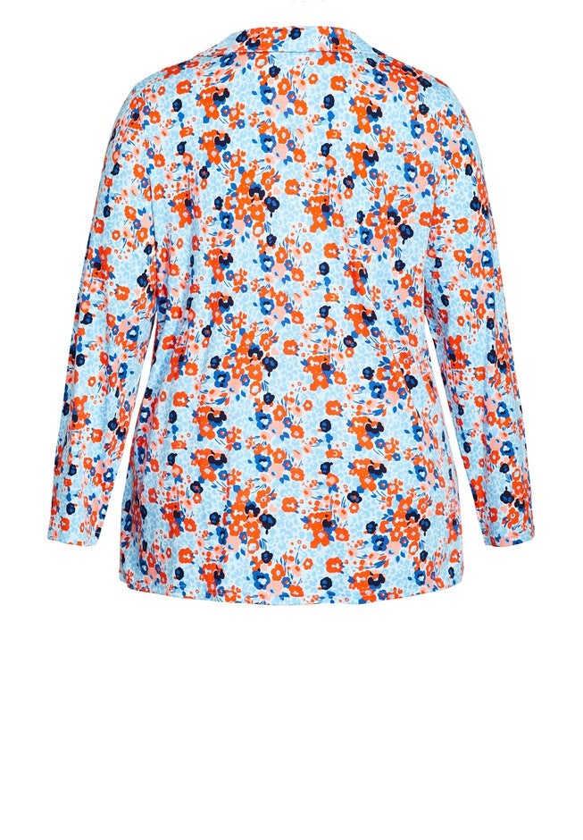 Button Print Sleep Top, FLORAL, alternate image number 5