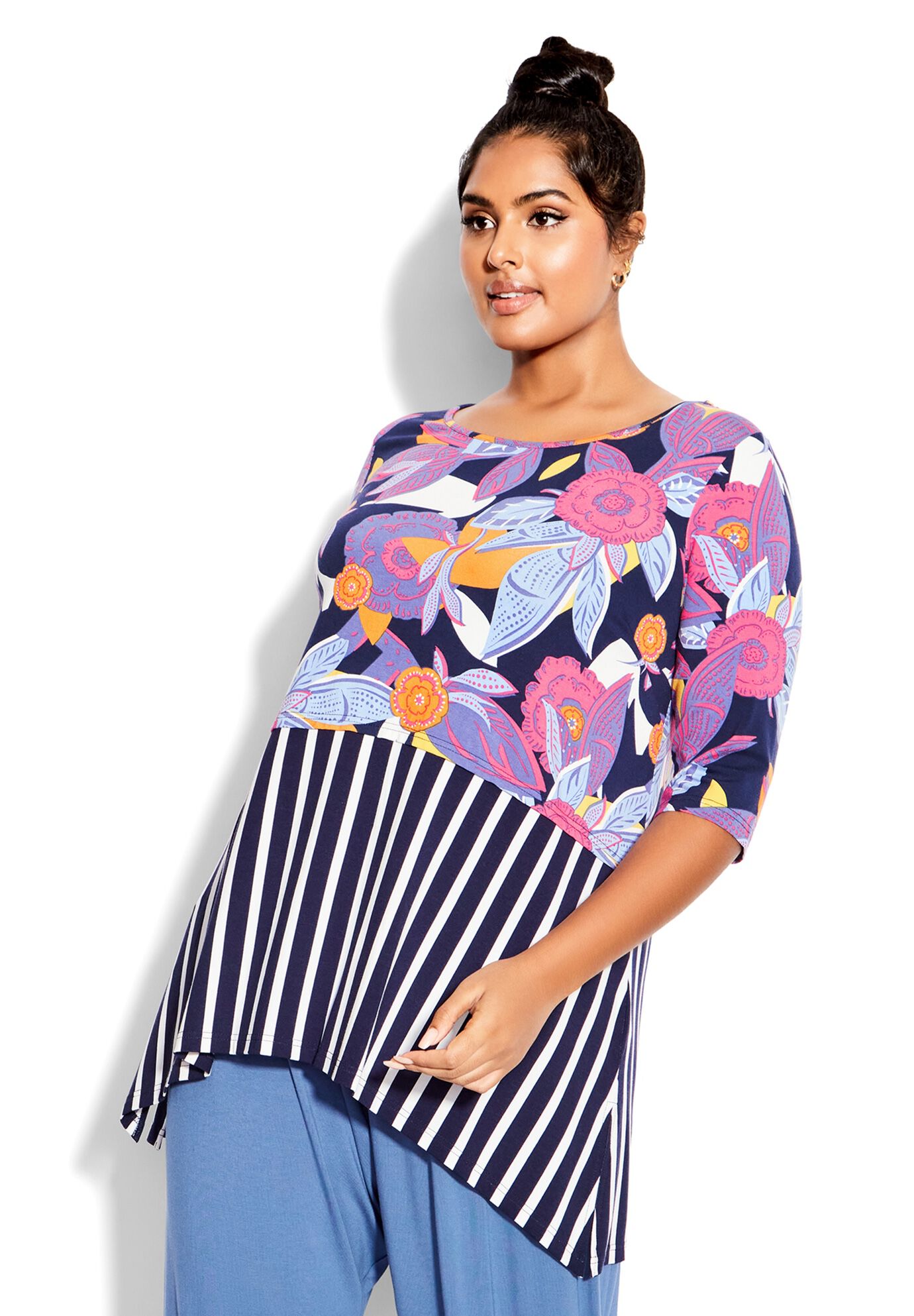 Pia Layered Top, IVORY PINA COLADA, alternate image number 5