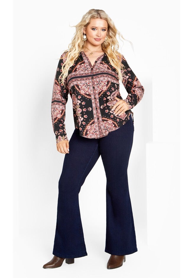 Kendall Placement Shirt, FALL FOR ME, alternate image number null