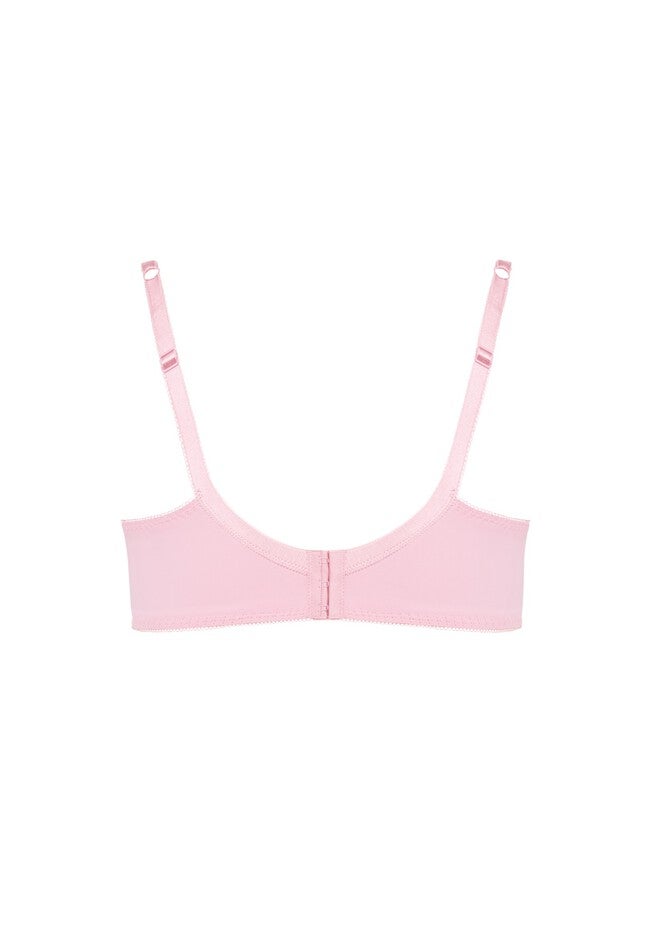 Embroidered Full Support Underwire Bra, SWEET PINK, alternate image number null