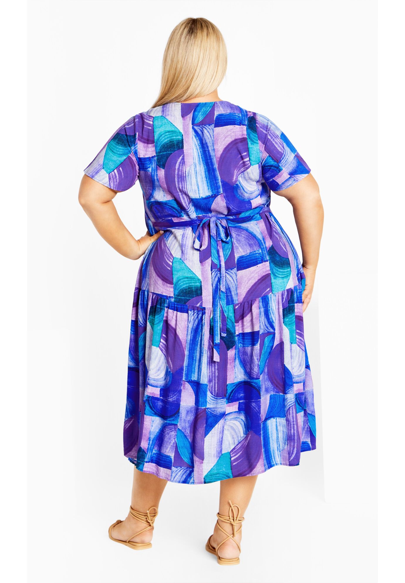 Vallen Dress, PURPLE HAZE, on-hover image number 1