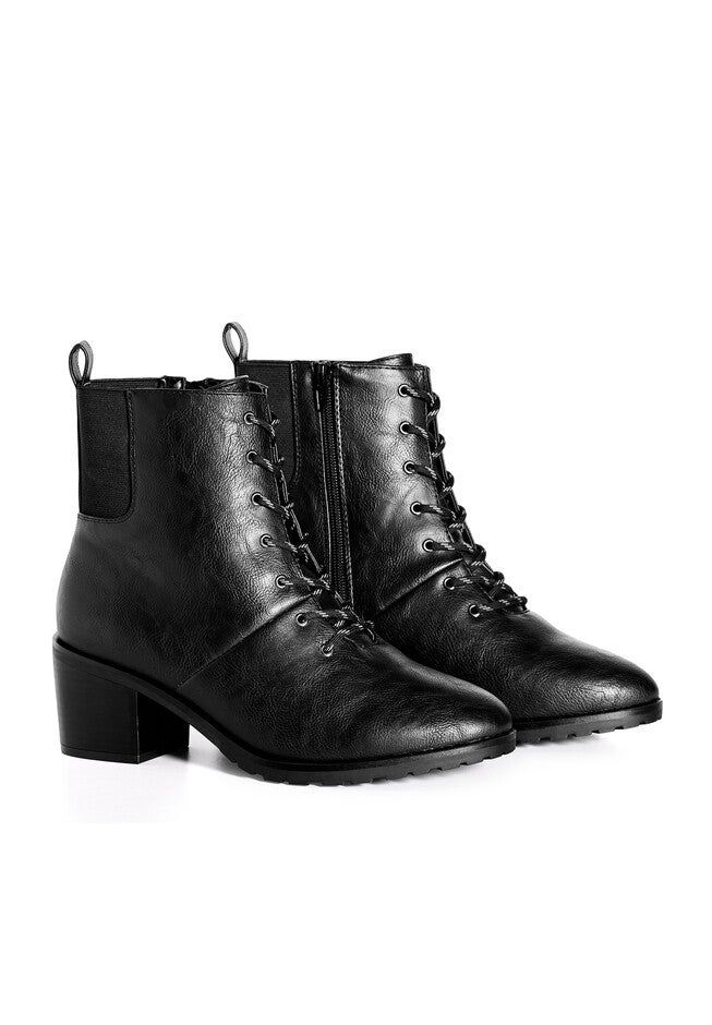 Sloane Lace Up Ankle Boot, BLACK, alternate image number null