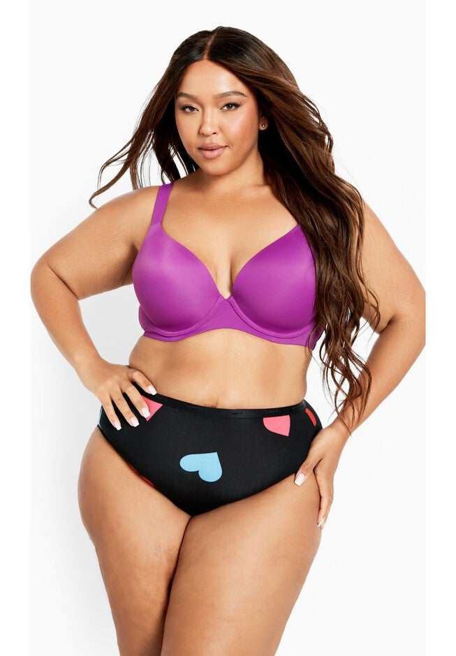 Fashion Plunge Bra, SPARKLING GRAPE, hi-res image number 0