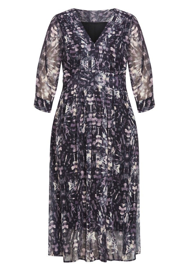 After Dark Print Dress, AFTER DARK, alternate image number null