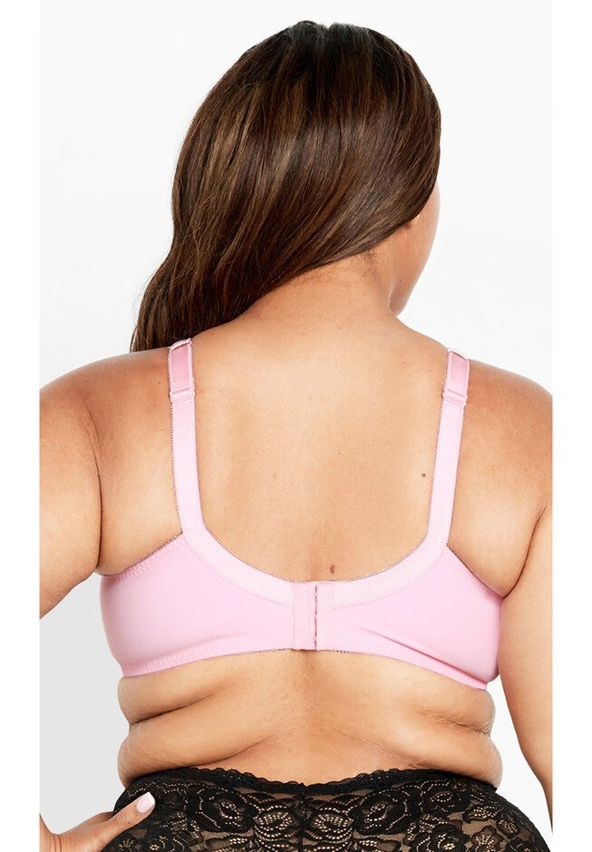 Embroidered Full Support Underwire Bra, SWEET PINK, on-hover image number null