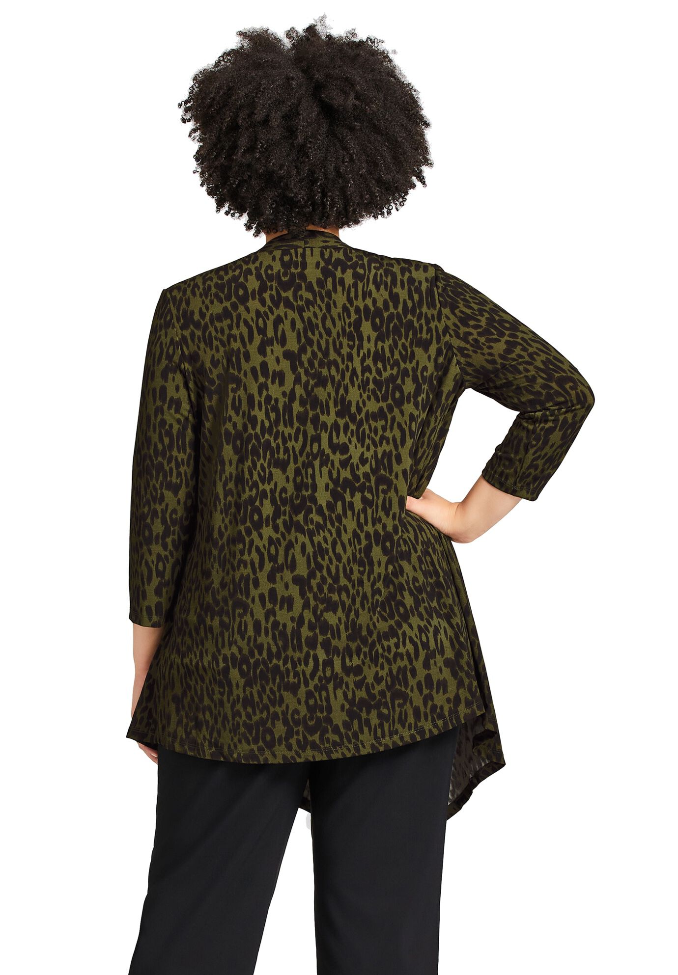 Tiarne Duet Top, KHAKI LEOPARD, on-hover image number 1