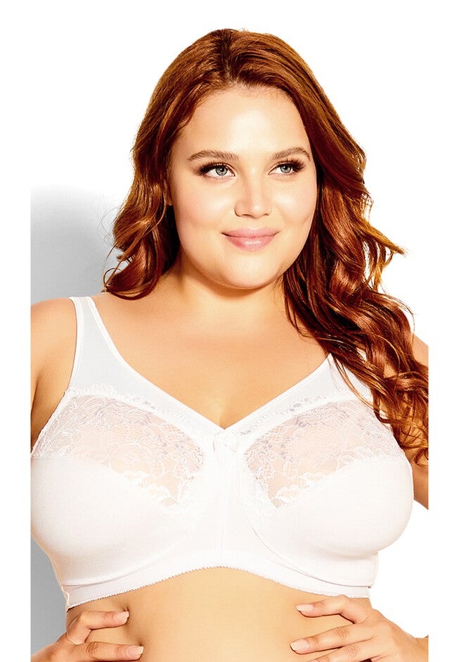 Wire Free Uplift Bra, WHITE, hi-res image number null