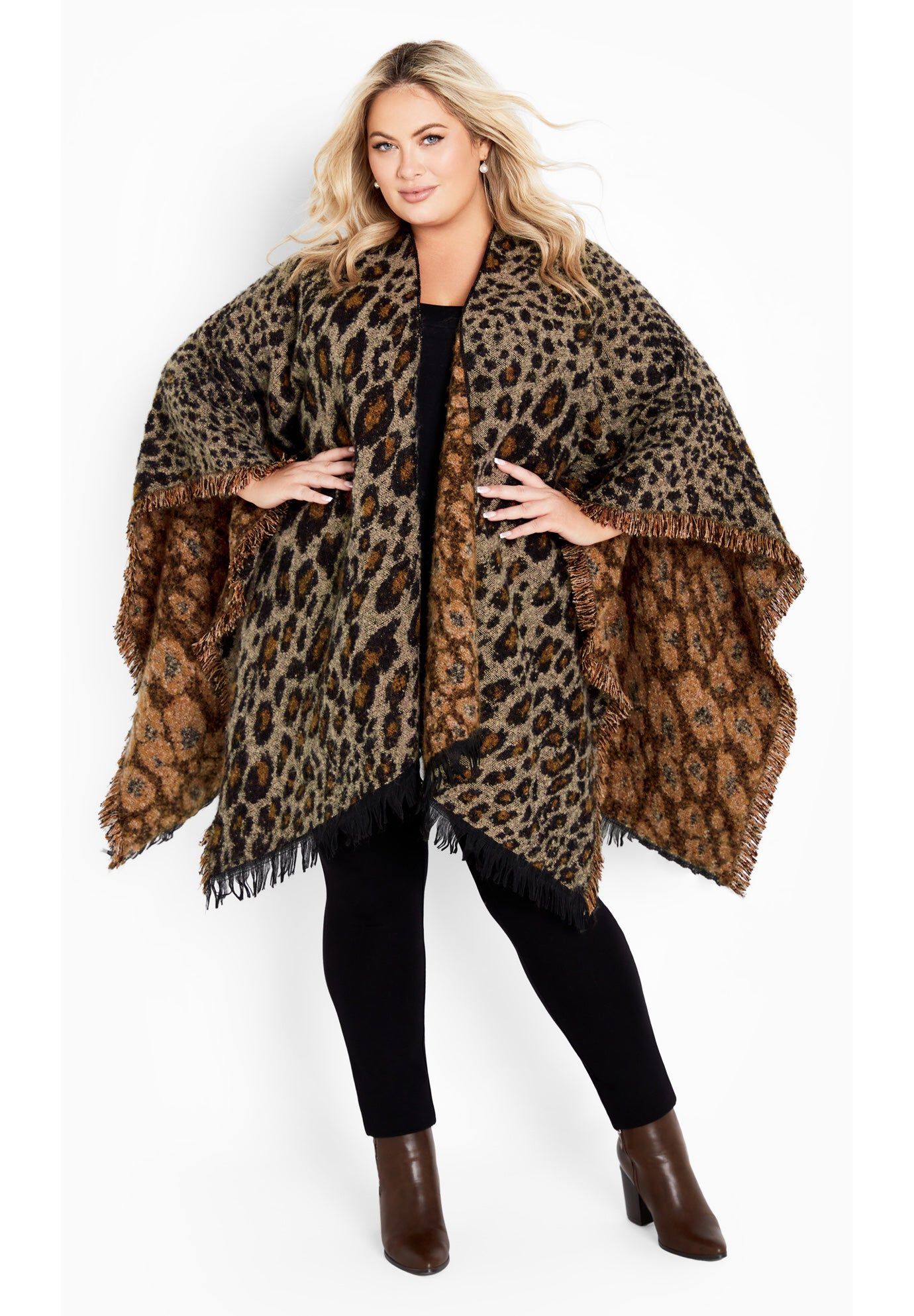 Isabella Poncho Cape, ANIMAL, hi-res image number 0
