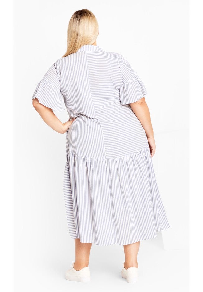 Kaitlyn Stripe Dress, BLUE STRIPE, on-hover image number null