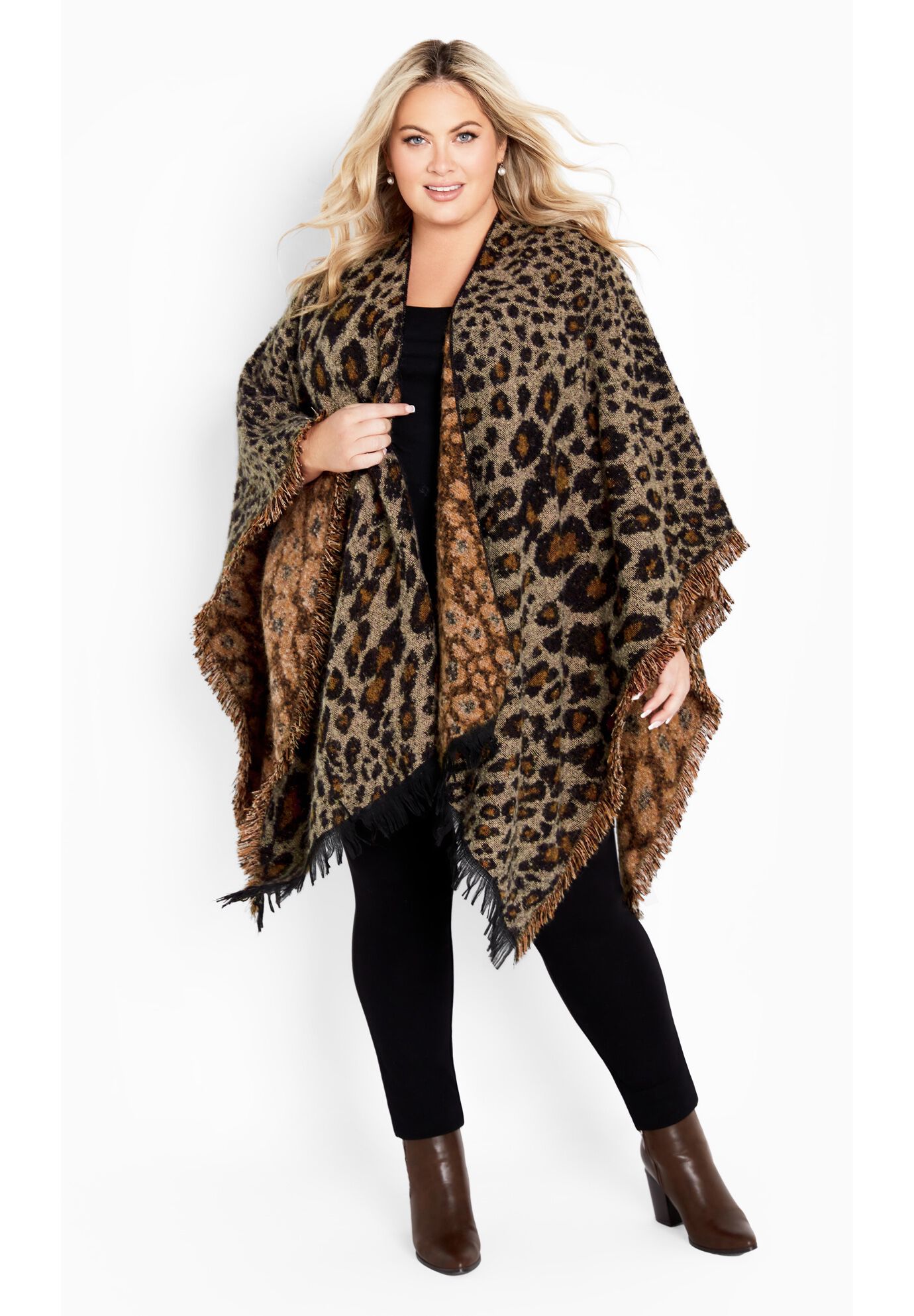 Isabella Poncho Cape, ANIMAL, alternate image number 3