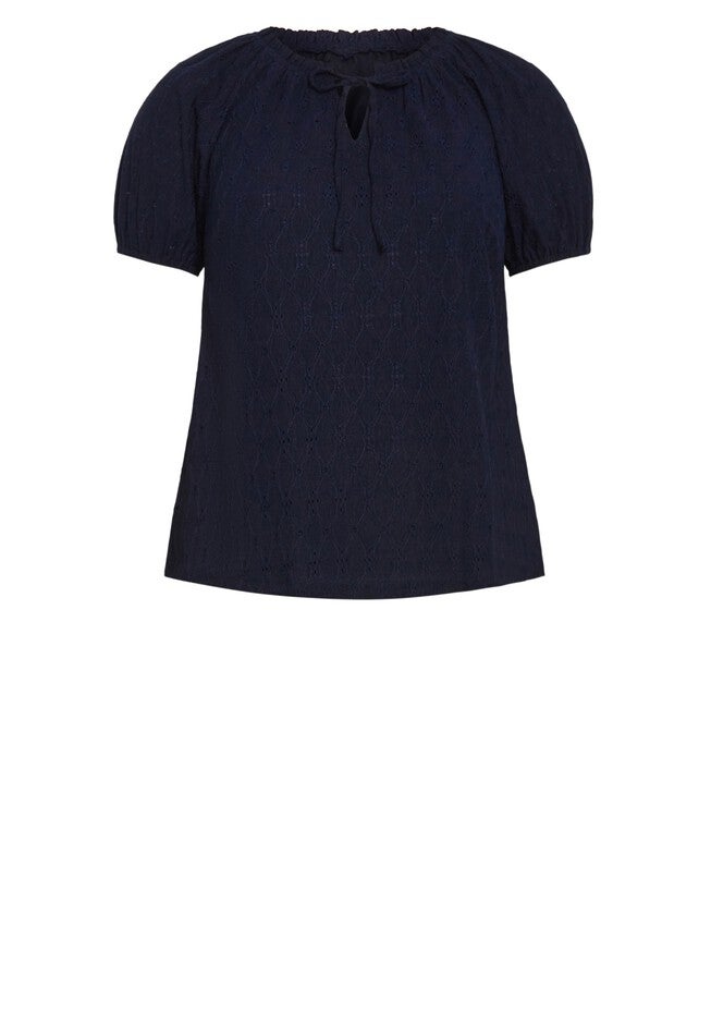 Brittany Top, NAVY, alternate image number 3