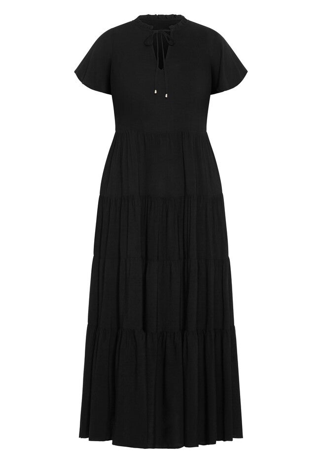 Lani Dress, BLACK, alternate image number null